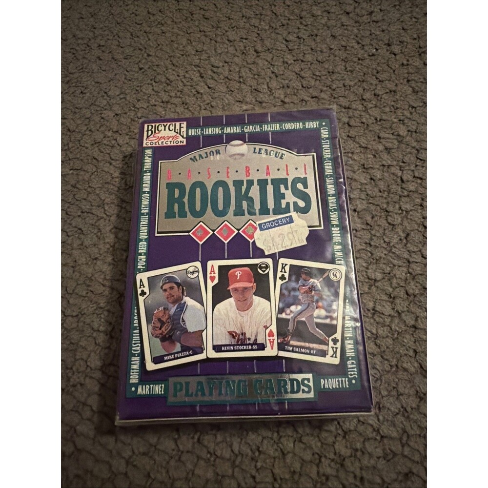 1993 Bicycle US Playing Card Co Baseball Rookies Factory Sealed Playing Card Set